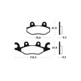 Plaquettes de frein TECNIUM MX/Quad métal fritté - MO378