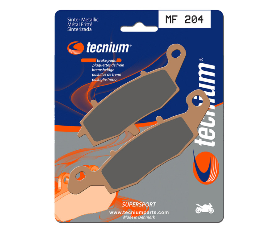 Plaquettes de frein TECNIUM Performance métal fritté - MF204