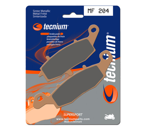 Plaquettes de frein TECNIUM Performance métal fritté - MF204 - 1022748