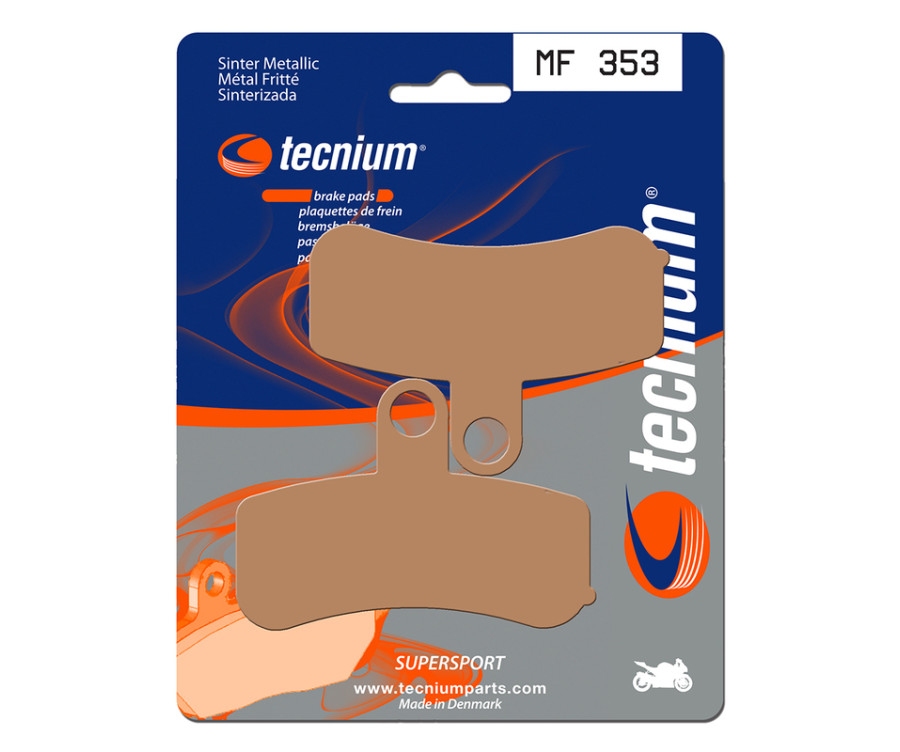 Plaquettes de frein TECNIUM Performance métal fritté - MF353