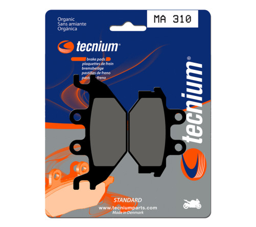 Plaquettes de frein TECNIUM route organique - MA310 - 1022474