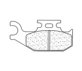 Plaquettes de frein CL BRAKES Quad métal fritté - 1235ATV1 - 1048279