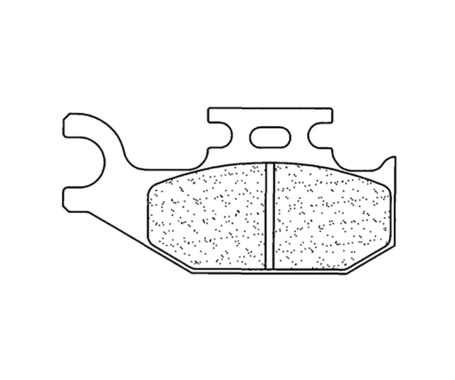 Plaquettes de frein CL BRAKES Quad métal fritté - 1235ATV1