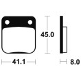 Plaquettes de frein TECNIUM Racing MX/Quad métal fritté - MOR36