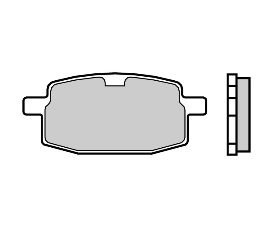 Plaquettes de frein BREMBO Scooter carbone céramique - 07041