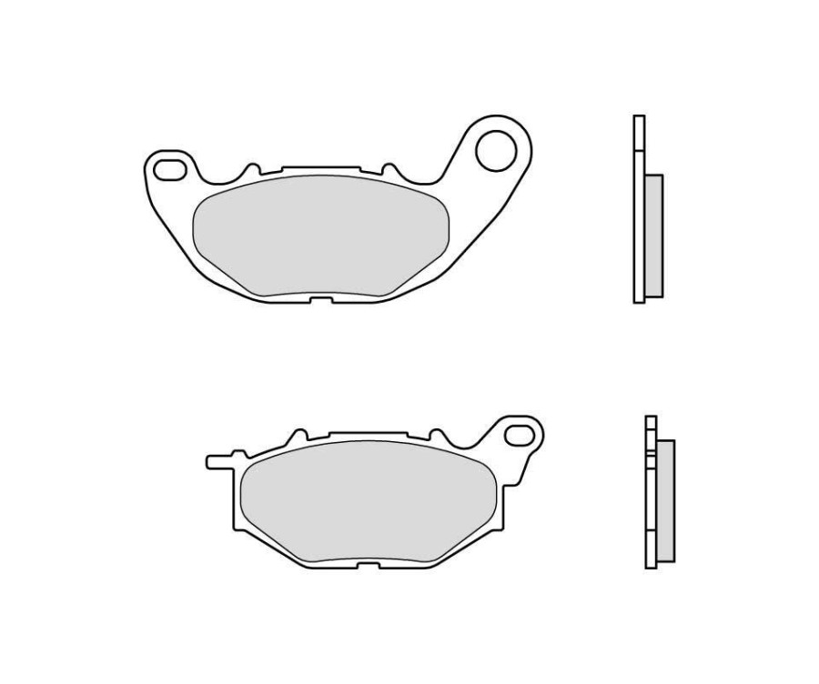 Plaquettes de frein BREMBO route métal fritté - 07YA52SA