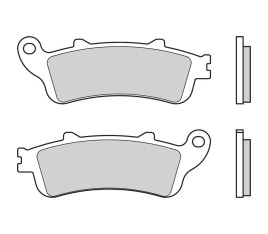 Plaquettes de frein BREMBO route carbone céramique - 07HO4308 - 1036368