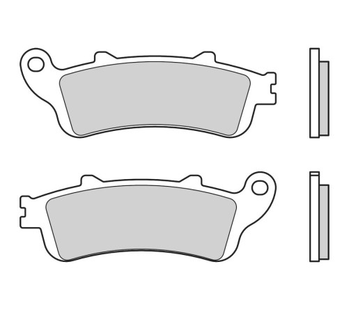 Plaquettes de frein BREMBO route carbone céramique - 07HO4308 - 1036368