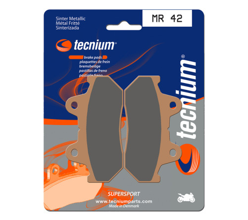 Plaquettes de frein TECNIUM Performance métal fritté - MR42 - 1023088