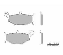 Plaquettes de frein BREMBO route métal fritté - 07SU32SP - 1036194