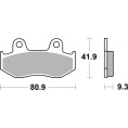 Plaquettes de frein BREMBO Scooter carbone céramique - 07038