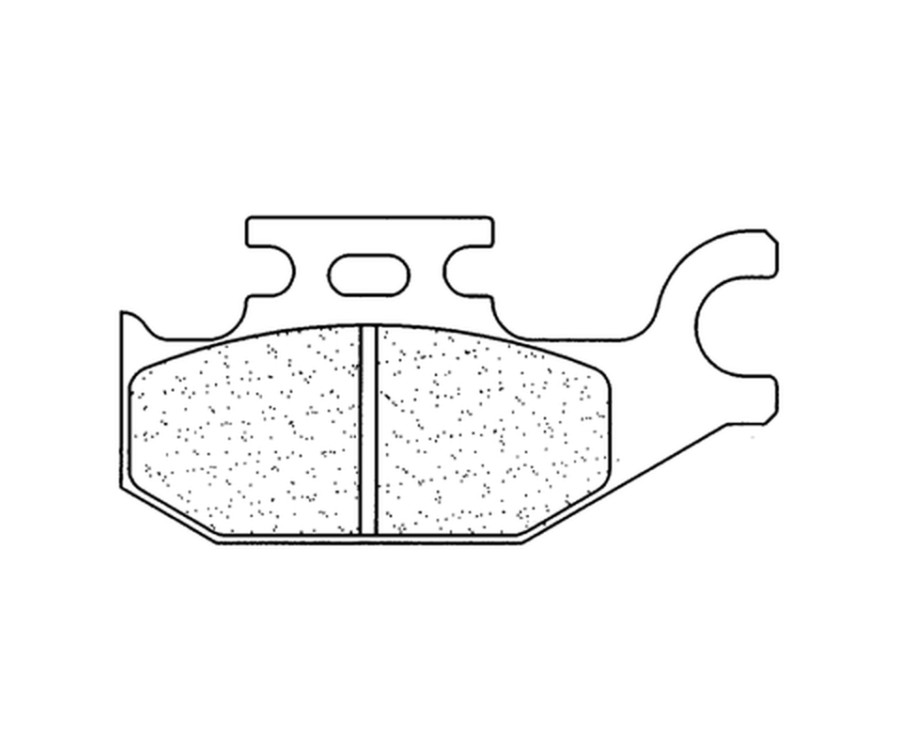 Plaquettes de frein CL BRAKES Quad métal fritté - 2923ATV1