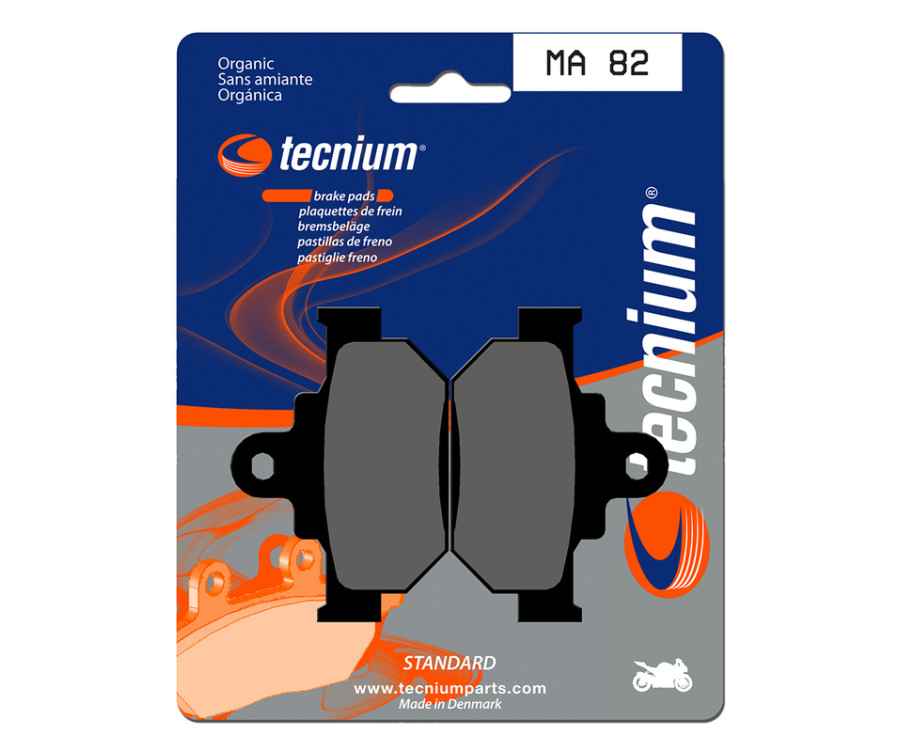 Plaquettes de frein TECNIUM route organique - MA82