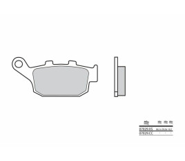 Plaquettes de frein BREMBO Scooter carbone céramique - 07029 - 1035686