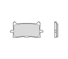 Plaquettes de frein BREMBO route métal fritté - 07HO62LA - 1036050