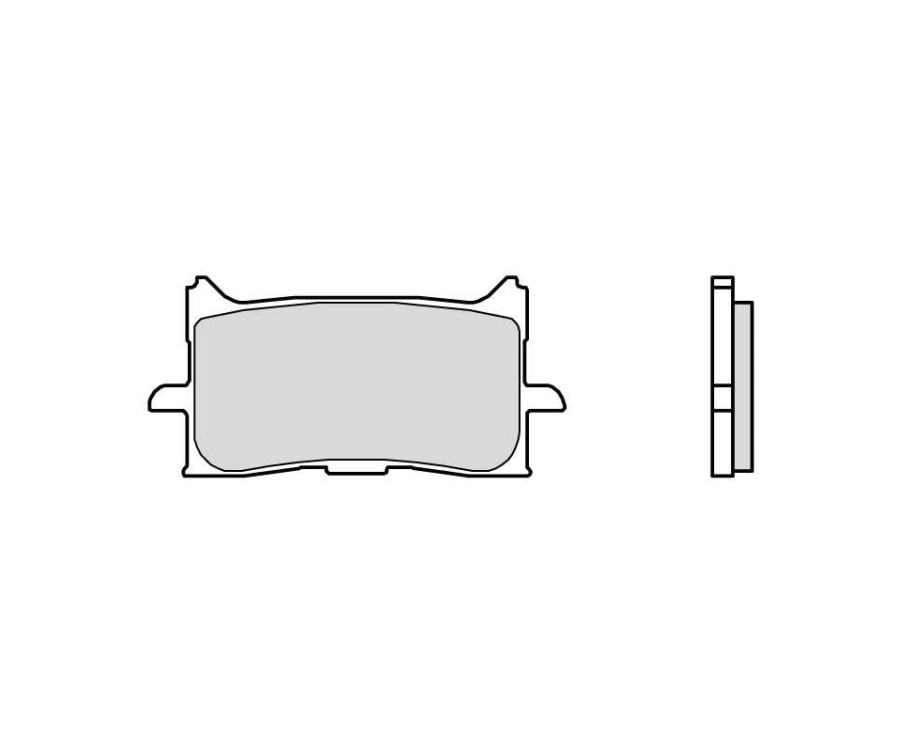 Plaquettes de frein BREMBO route métal fritté - 07HO62LA