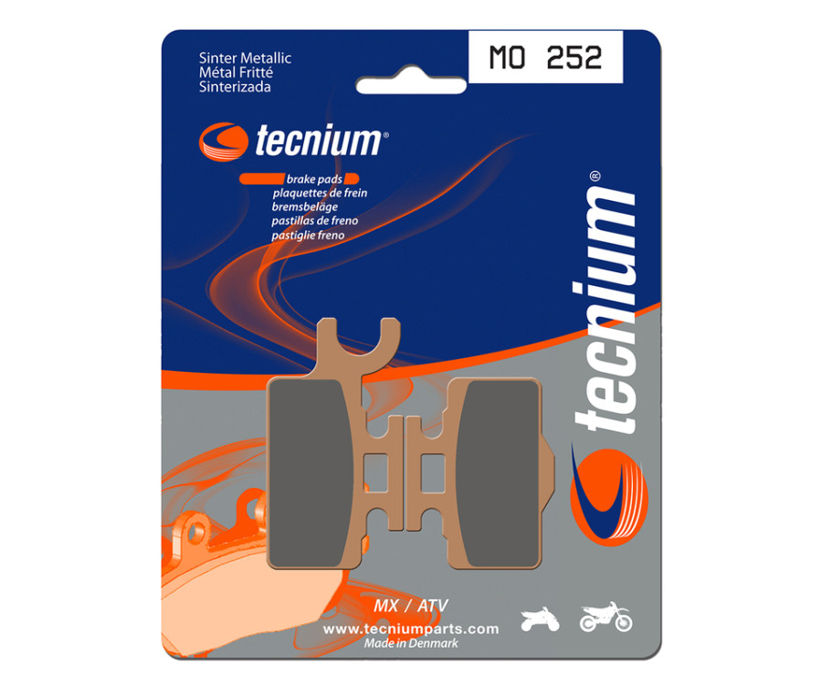 Plaquettes de frein TECNIUM MX/Quad métal fritté - MO252