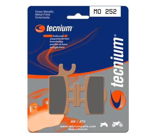 Plaquettes de frein TECNIUM MX/Quad métal fritté - MO252 - 1022862