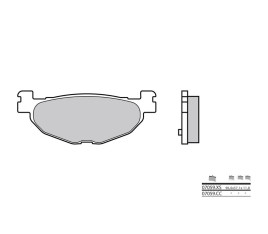 Plaquettes de frein BREMBO Scooter métal fritté - 07059XS - 1035748