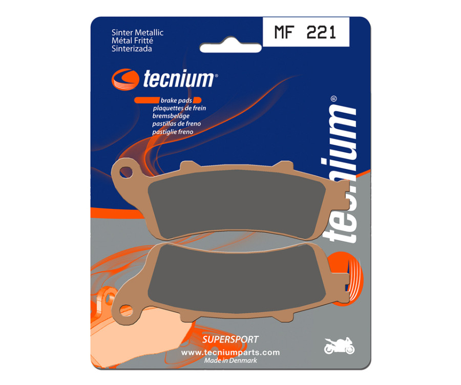 Plaquettes de frein TECNIUM Performance métal fritté - MF221