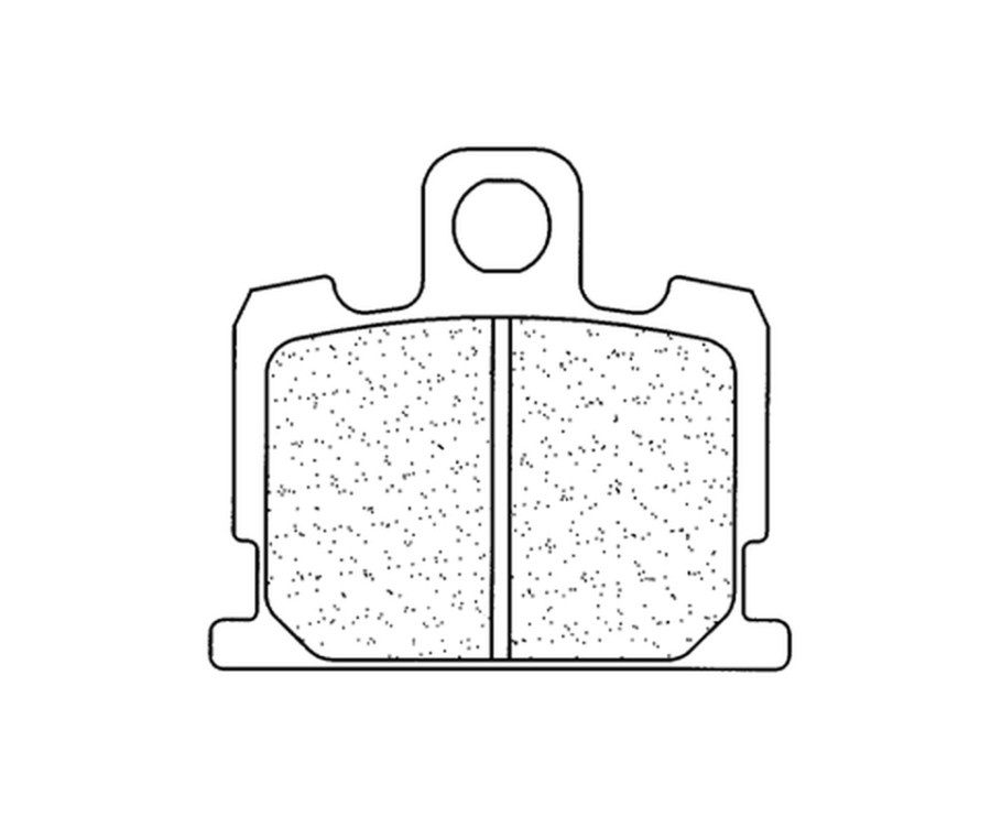 Plaquettes de frein CL BRAKES route métal fritté - 2807A3+