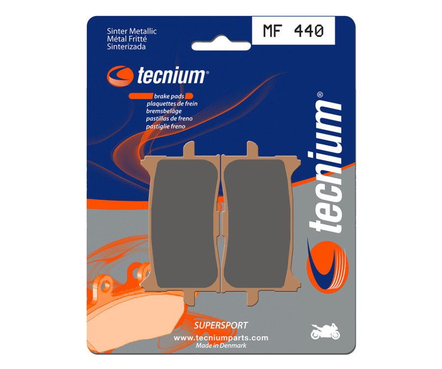 Plaquettes de frein TECNIUM Performance métal fritté - MF440