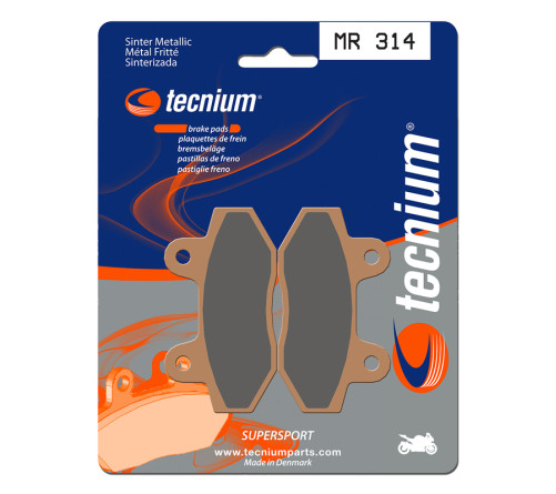 Plaquettes de frein TECNIUM Performance métal fritté - MR314 - 1023074