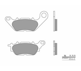 Plaquettes de frein BREMBO route carbone céramique - 07YA28CC - 1036248