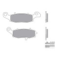 Plaquettes de frein BREMBO route métal fritté - 07KA19LA