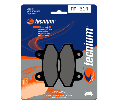 Plaquettes de frein TECNIUM route organique - MA314 - 1022475