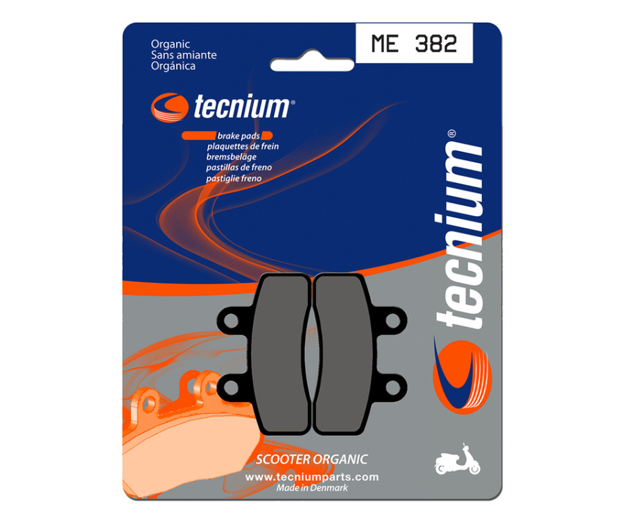 Plaquettes de frein TECNIUM Scooter organique - ME382