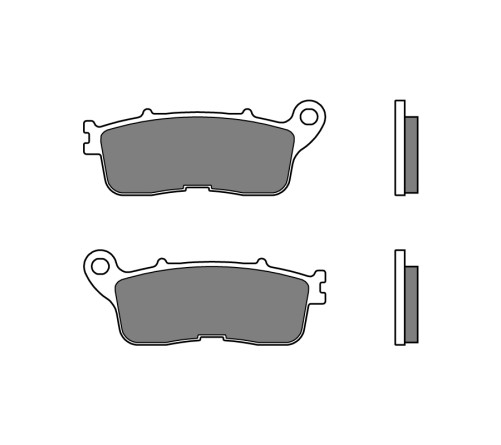 Plaquettes de frein BREMBO route métal fritté - 07HO60SP