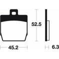 Plaquettes de frein TECNIUM Scooter organique - ME231