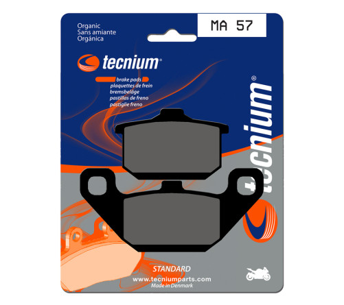 Plaquettes de frein TECNIUM route organique - MA57 - 1022530