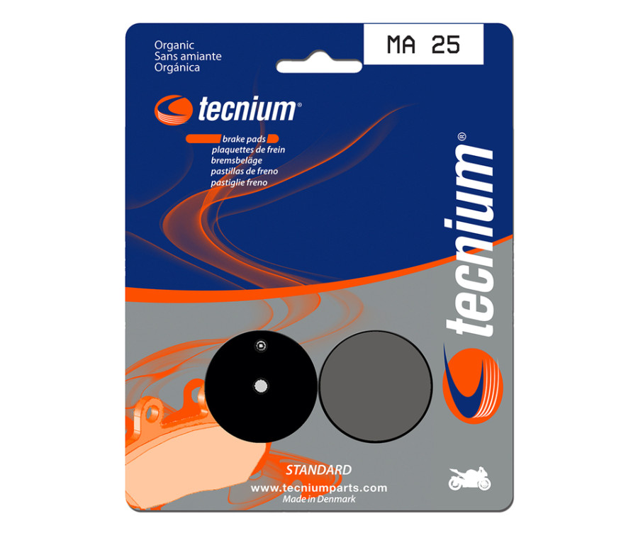 Plaquettes de frein TECNIUM route organique - MA25