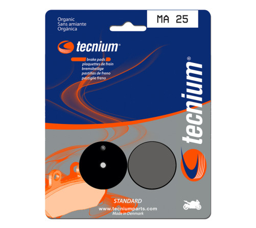 Plaquettes de frein TECNIUM route organique - MA25 - 1022441