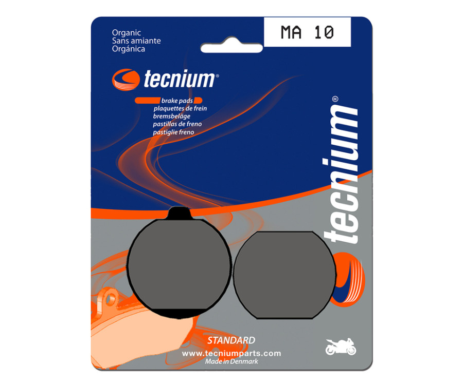 Plaquettes de frein TECNIUM route organique - MA10