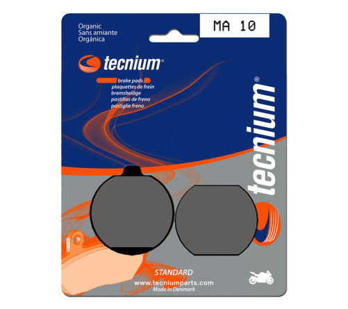 Plaquettes de frein TECNIUM route organique - MA10 - 1022324