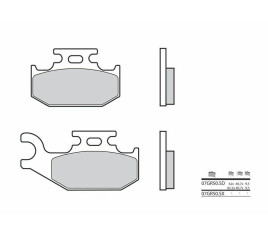 Plaquettes de frein BREMBO Off-Road métal fritté - 07GR50SD - 1035893