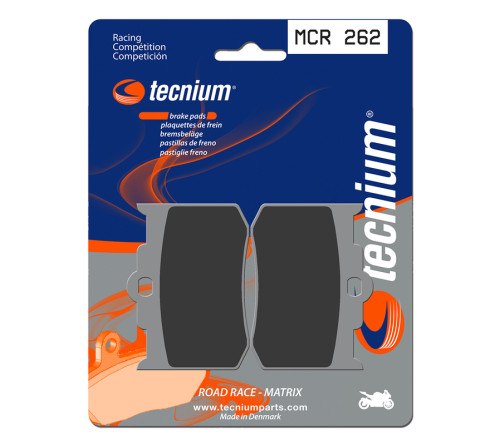 Plaquettes de frein TECNIUM Racing métal fritté carbone - MCR262 - 1022586