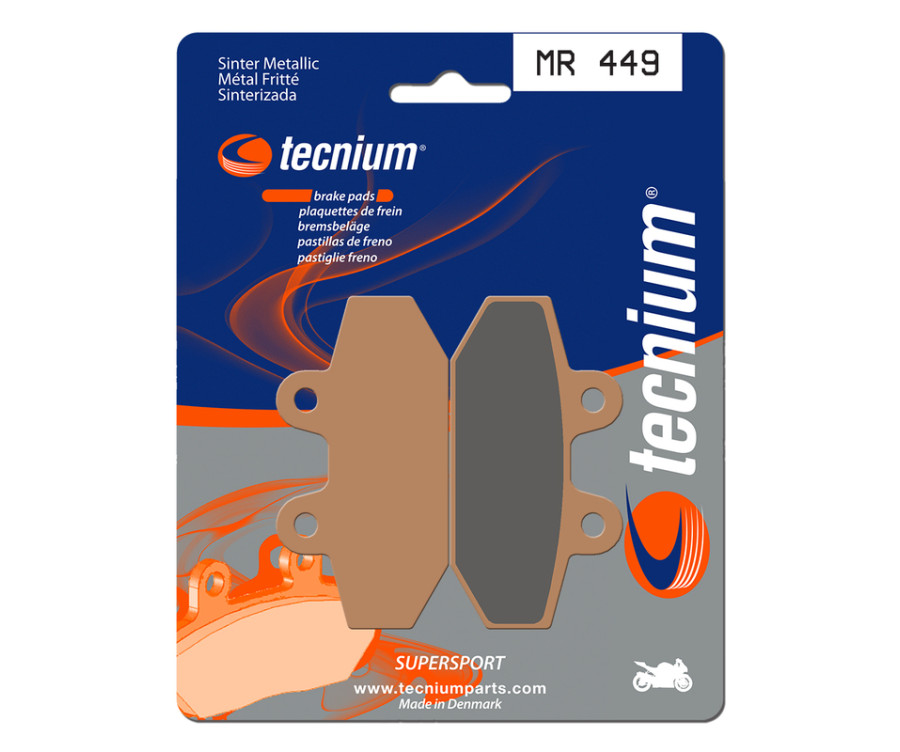 Plaquettes de frein TECNIUM Performance métal fritté - MR449