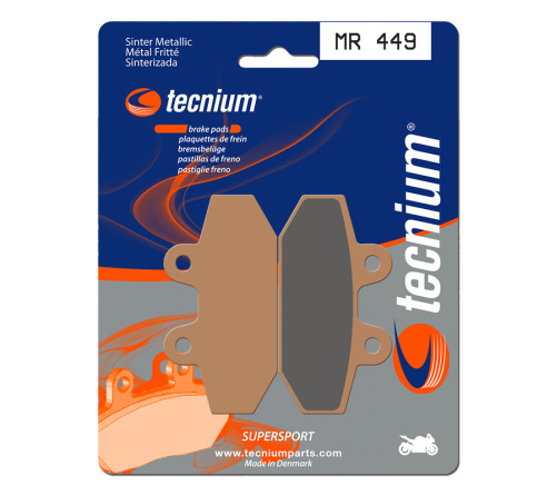 Plaquettes de frein TECNIUM Performance métal fritté - MR449 - 1023092