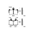 Plaquettes de frein TECNIUM Performance métal fritté - MF369