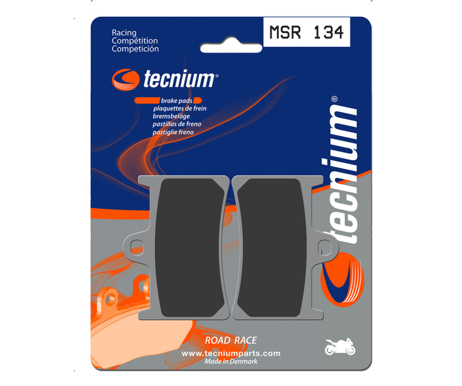 Plaquettes de frein TECNIUM Racing métal fritté - MSR134