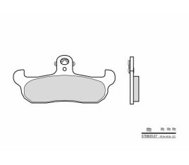 Plaquettes de frein BREMBO route carbone céramique - 07BB0907 - 1035803