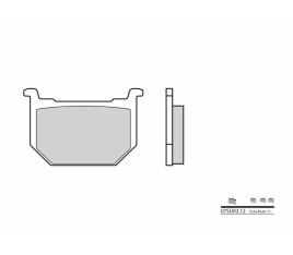 Plaquettes de frein BREMBO route carbone céramique - 07SU0312 - 1036146