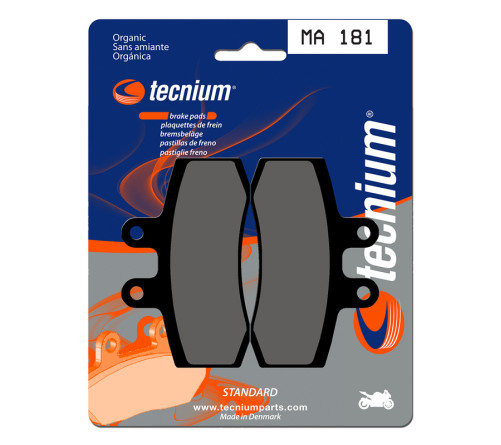 Plaquettes de frein TECNIUM route organique - MA181 - 1022398