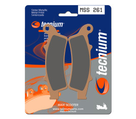 Plaquettes de frein TECNIUM Maxi Scooter métal fritté - MSS261 - 1023200