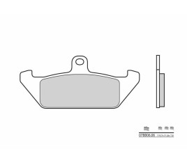 Plaquettes de frein BREMBO route carbone céramique - 07BB0606 - 1035801