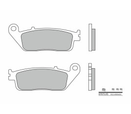 Plaquettes de frein BREMBO Scooter métal fritté - 07075XS - 1035765